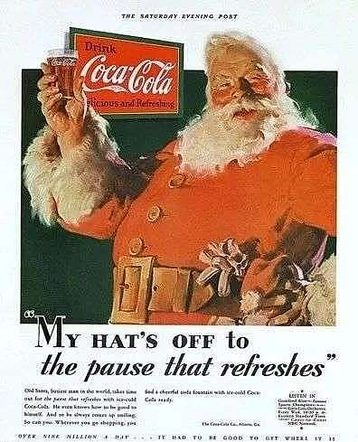 这个红帽子白胡子的圣诞老人，竟然是可口可乐创造的 - 5