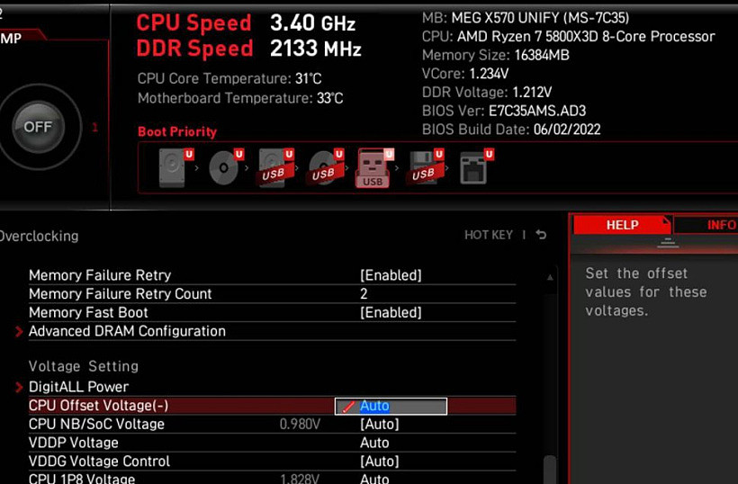 微星推出 X570 主板测试版 BIOS，支持 AMD R7 5800X3D 超外频 - 1