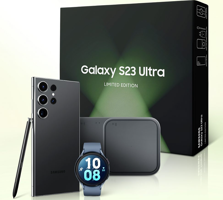 三星推出 Galaxy S23 Ultra 限量版套装：手机、手表、无线充电板，打包买便宜 22% - 1