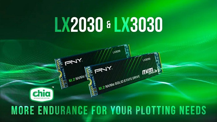 PNY推出LX2030与LX3030系列Chia挖矿专用SSD - 1