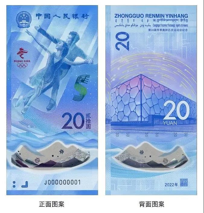 北京冬奥会纪念钞今晚预约：一纸、一塑料 发行2亿套 - 2