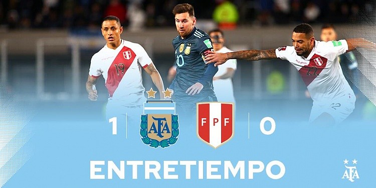 半场-莫利纳助攻劳塔罗破门 阿根廷暂1-0秘鲁 - 1
