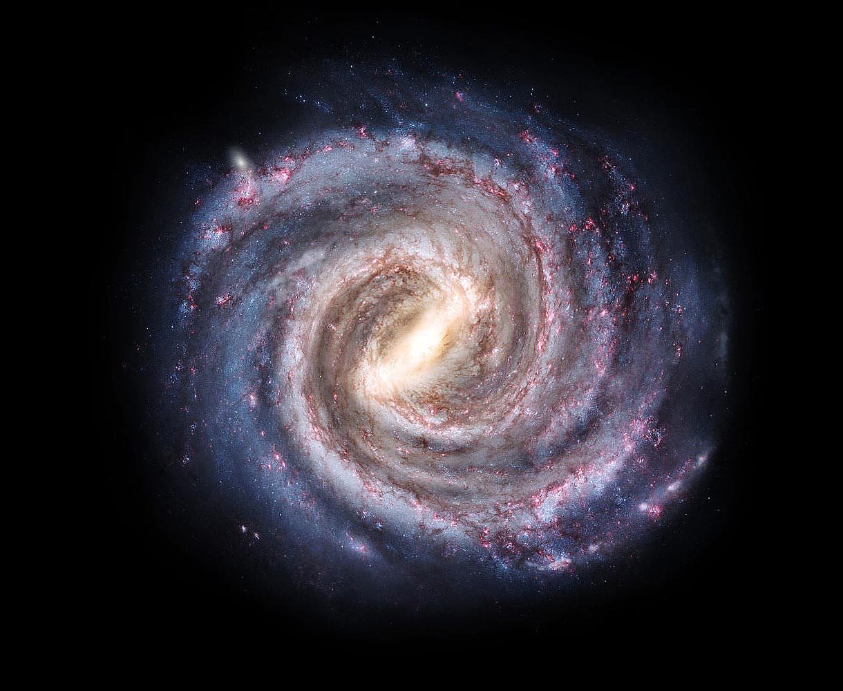 3900光年长的氢丝 ：天文学家发现银河系中最大结构Maggie - 1