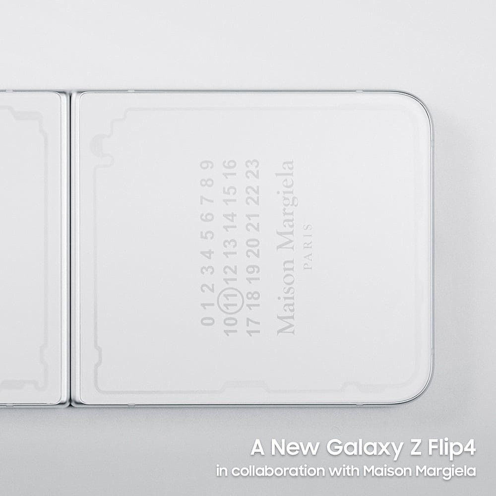三星 Galaxy Z Flip4 马吉拉联名款发布，采用独特后盖设计和配件 - 4