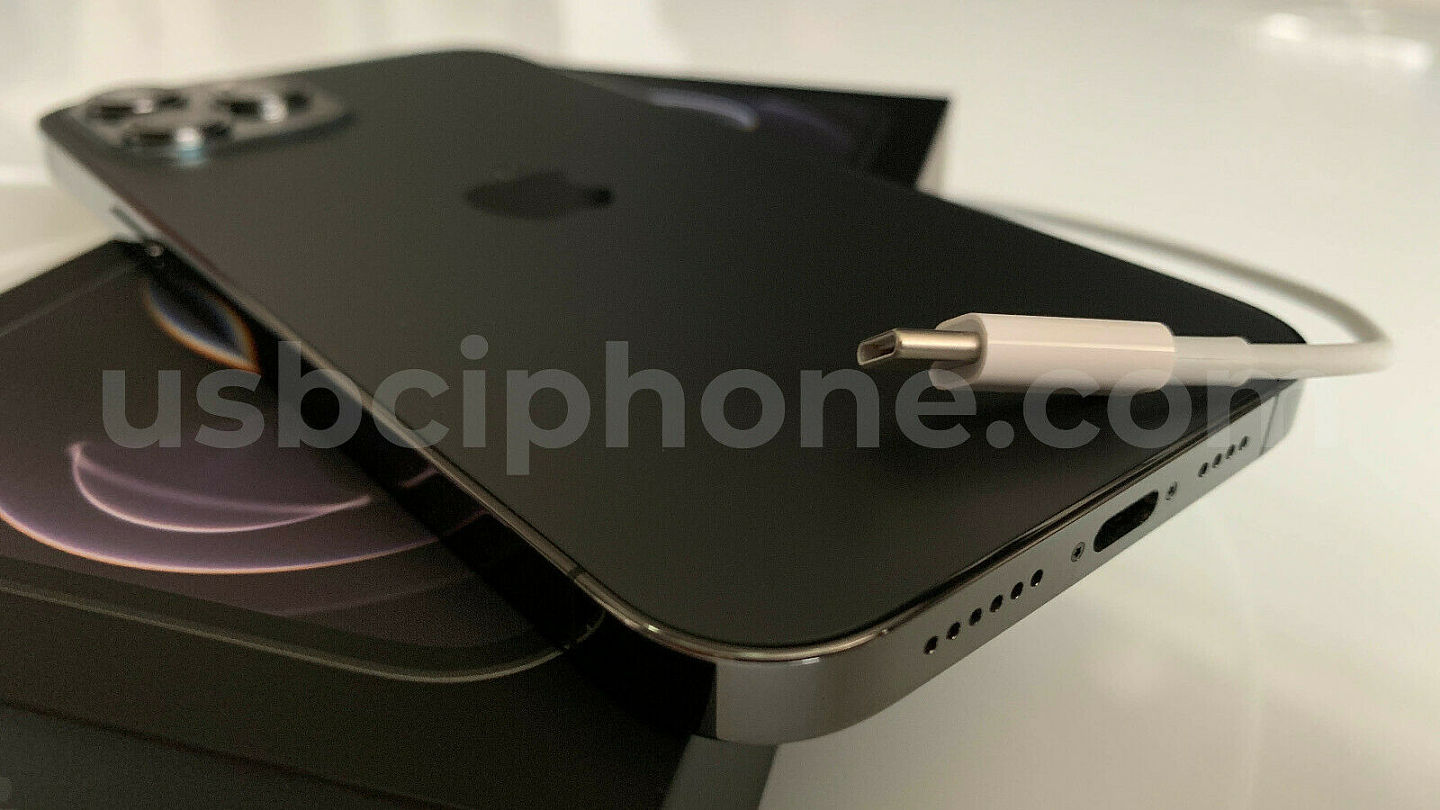 世界上第一台完成USB-C接口改造的iPhone 12 Pro Max在eBay上出售 - 12