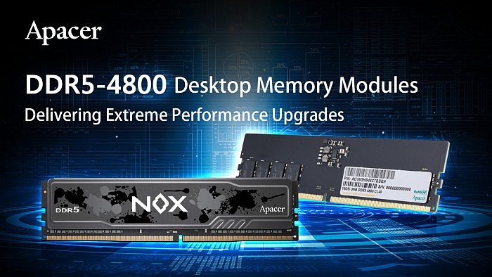 宇瞻发布DDR5-4800裸条与NOX系列游戏内存新品 - 1