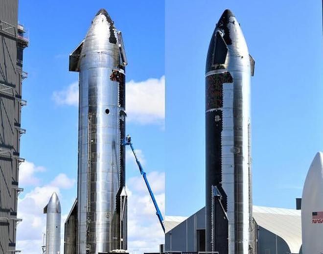 马斯克：SpaceX首艘轨道级星际飞船和超重型助推器下周将重返发射台 - 1