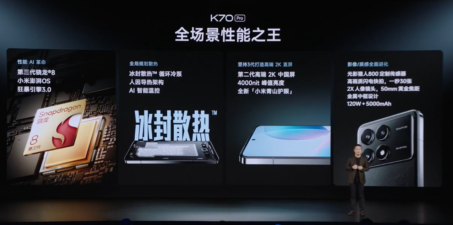 3299 元起，小米 Redmi K70 Pro 手机发布：骁龙 8 Gen 3，12GB 内存起步 - 4
