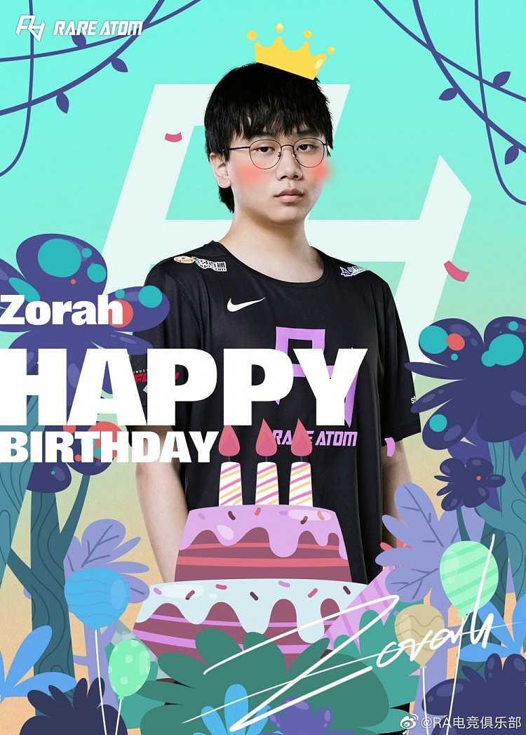 RA官方：祝辅助选手Zorah生日快乐 - 1