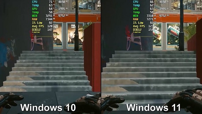 Windows 10与11游戏运行对比 后者硬件占用率更高 - 10