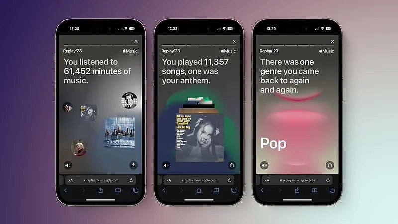 苹果 Apple Music 推出 2023 年度回顾，展示用户听歌数据 - 2