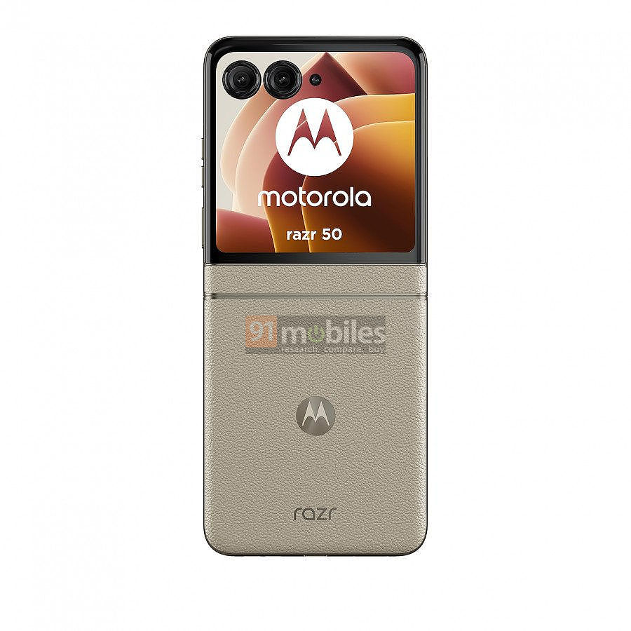 摩托罗拉 Razr 50 / Ultra 5G 手机渲染图及规格曝光 - 5