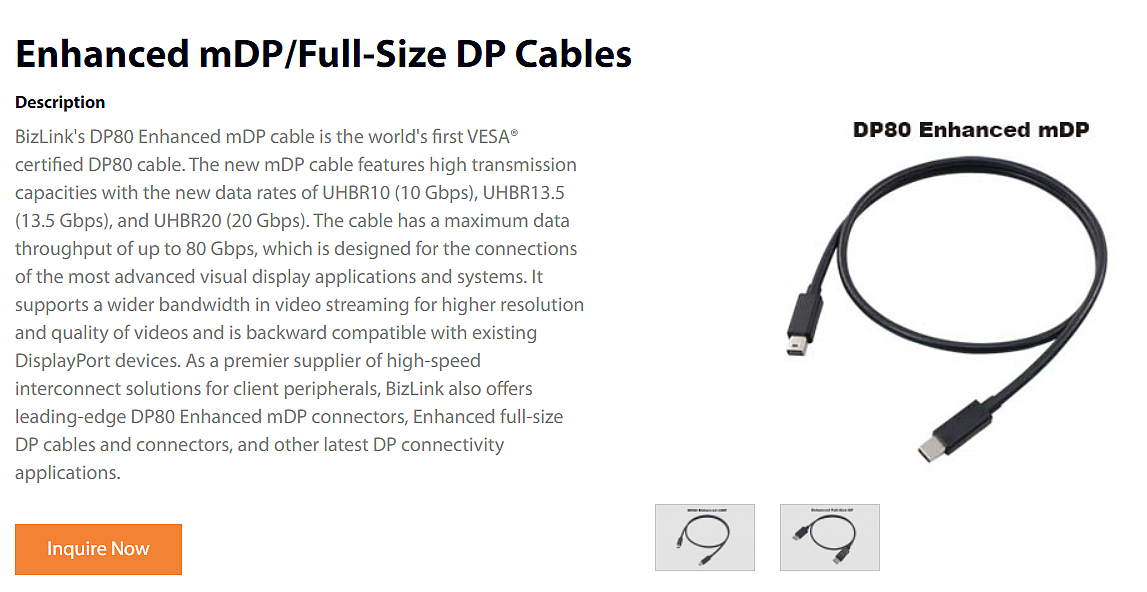 BizLink 发布全球首款 DP80 线材，支持 DisplayPort 2.0 标准 - 3