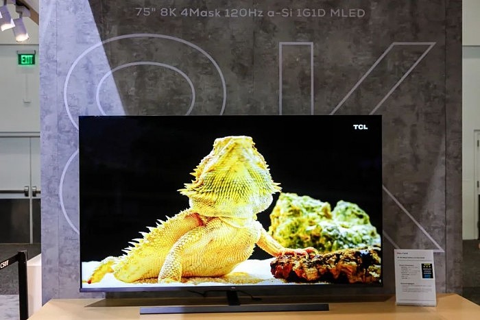 TCL华星展示8K 120Hz Mini LED面板 画质媲美OLED - 1