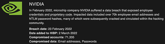英伟达7万多员工密码遭泄露 肇事黑客“开源”190GB机密数据 - 2
