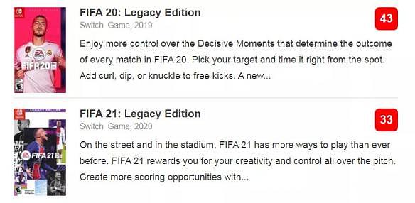 NS日常新闻 FIFA22还是遗产版 游戏王新作发布试玩 - 2