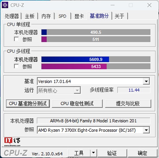 CPU-Z 测试