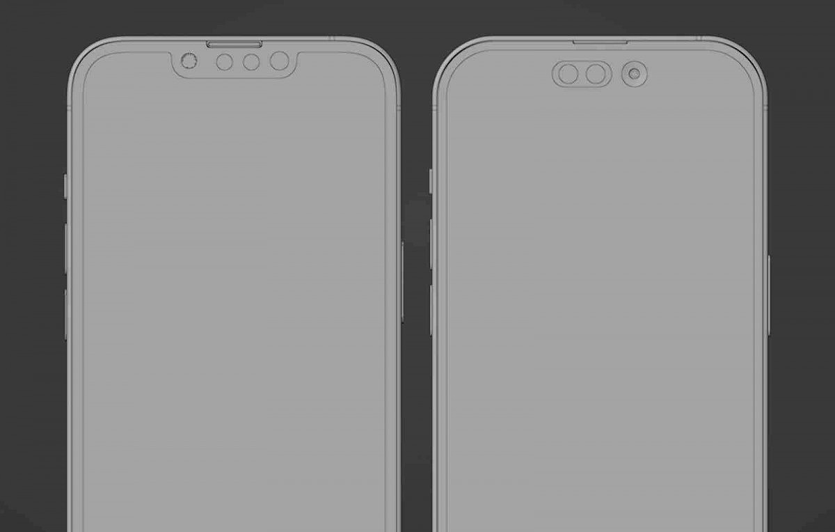 最新的CAD示意图显示iPhone 14 Pro的屏幕侧边框更窄 - 1