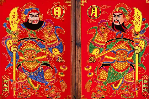 门神守护家门：春节传统习俗的深层意义 - 1