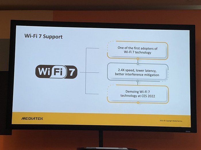 联发科预告Wi-Fi 7技术演示 速度是Wi-Fi 6E的2.4倍 - 1