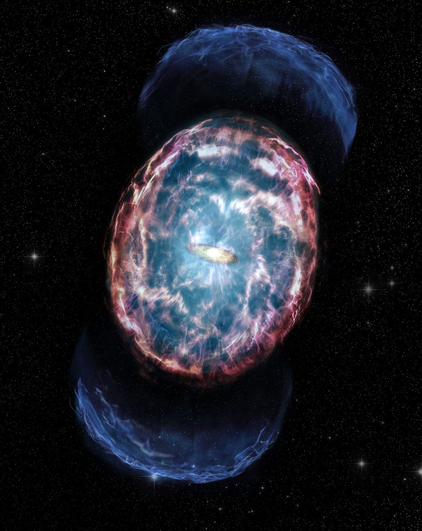神秘的千新星爆炸余辉可能首次被科学家发现 - 1