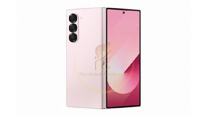 三星 Galaxy Z Fold6 折叠屏手机粉色款渲染图首曝，7 月 10 日发布 - 4