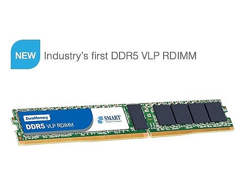 SMART Modular发布DuraMemory DDR5 VLP RDIMM内存新品 - 1