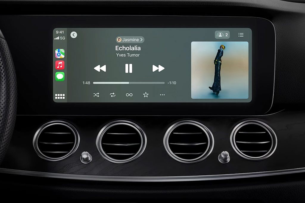 苹果 CarPlay 整合 SharePlay：乘客可共享和控制车内音乐 - 2