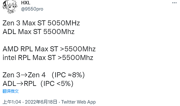 爆料：AMD 锐龙 7000 系列首发阵容包含 7950X、7900X、7800X、7600X，最高 5999 元 - 3