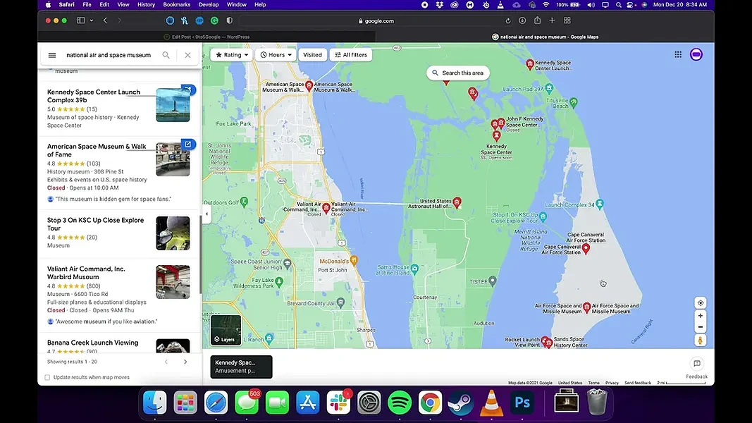 桌面端Google Maps新增“Dock to bottom”：标签化多景点 - 2