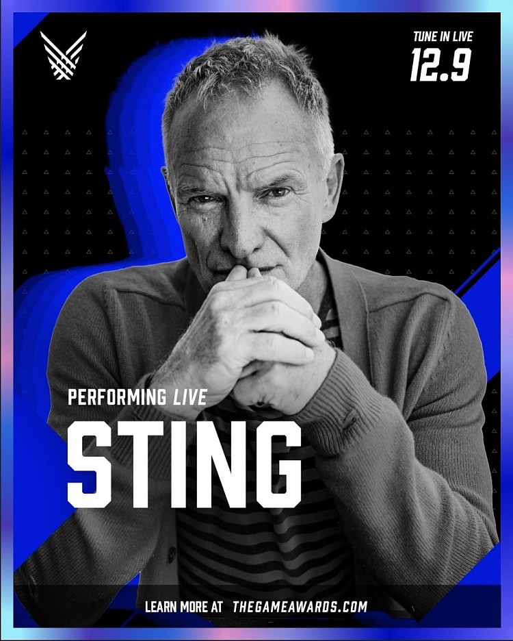 TGA创始人更推：英国歌手Sting将在现场献唱《双城之战》主题曲 - 1