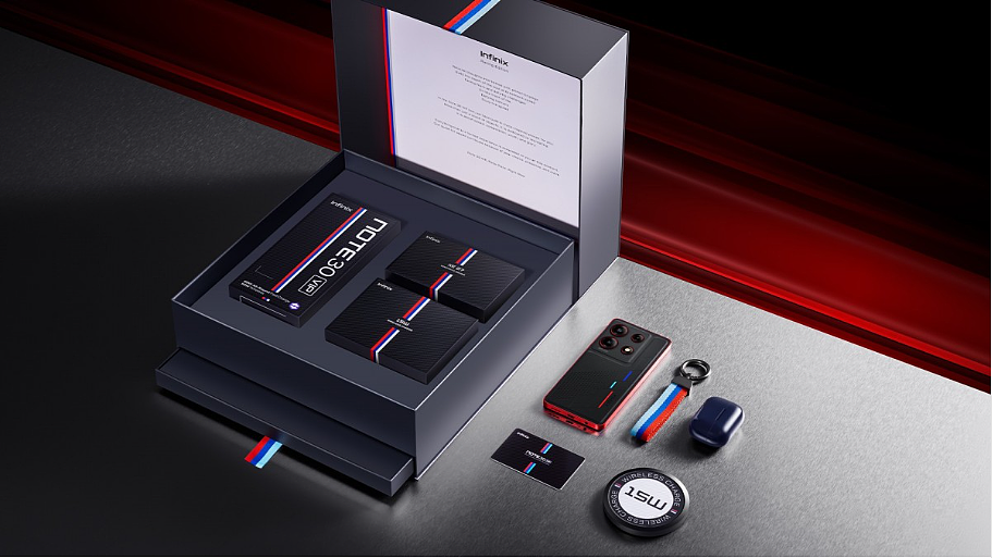 传音 Infinix Note 30 VIP 手机 Racing Edition 发布：联名宝马设计，灯带 + 灵动岛 - 6