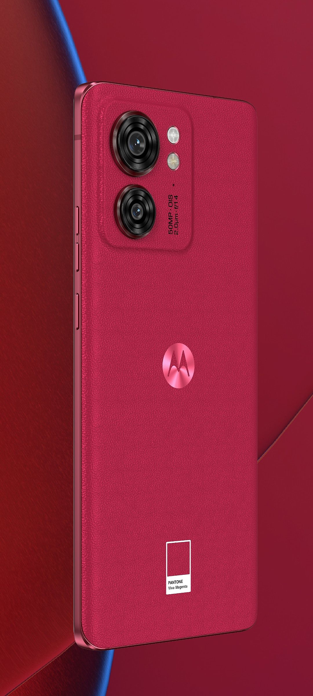摩托罗拉 Edge 40 手机大量宣传图片曝光：天玑 8020 芯片 + 红绿素皮款 - 4