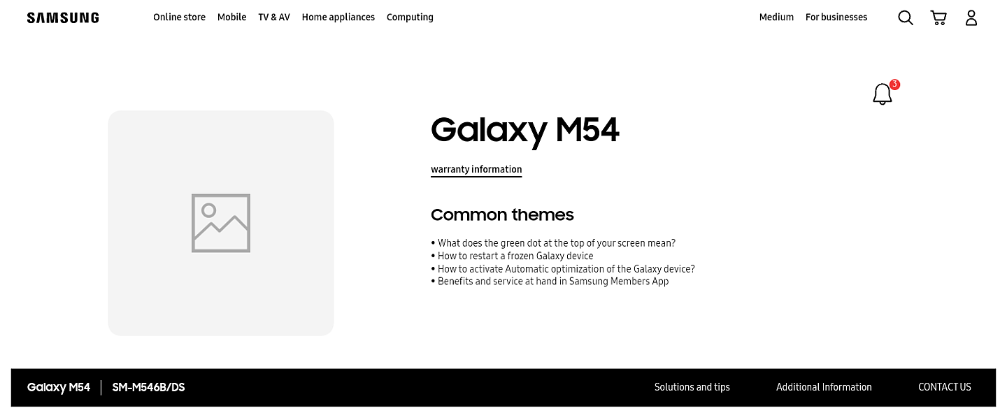 官方支持页面已上线，三星即将推出 Galaxy M54 5G 手机 - 1