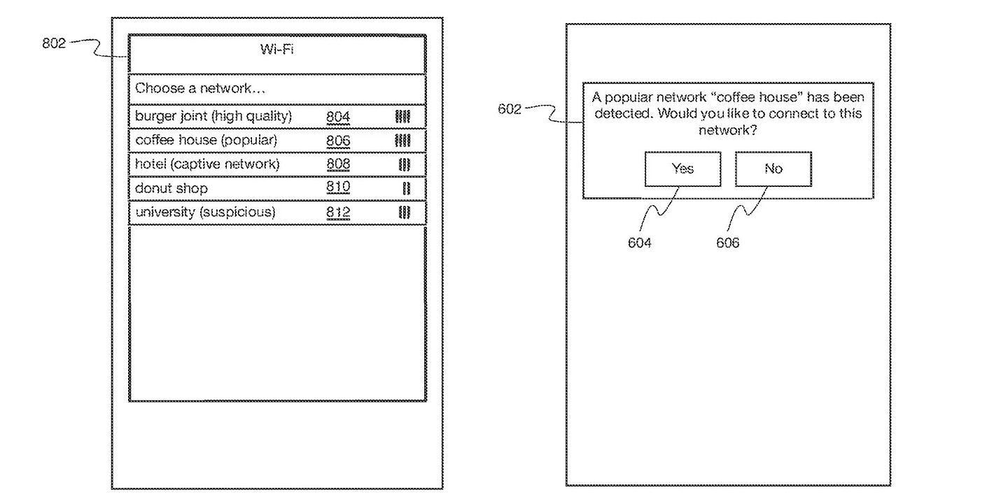 让连接更安全，苹果专利探索 iOS / iPadOS Wi-Fi 网络标签：可设高质量 / 可疑等 - 2