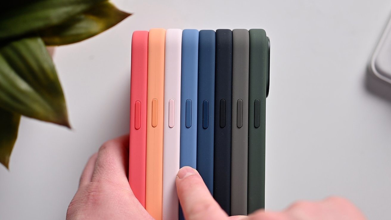 苹果 iPhone 15 系列硅胶保护套上手：8 种颜色，售价 399 元 - 2