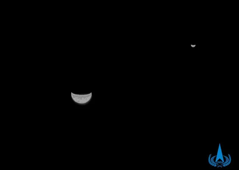 难得一见的“三星伴月”：月球和木星发生合相 - 2