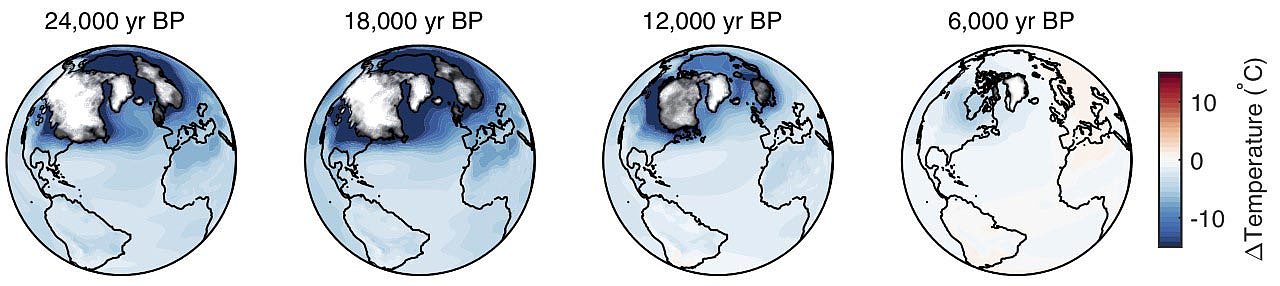 上个冰期的全球温度重建显示了今天的变暖是“史无前例”的 - 2