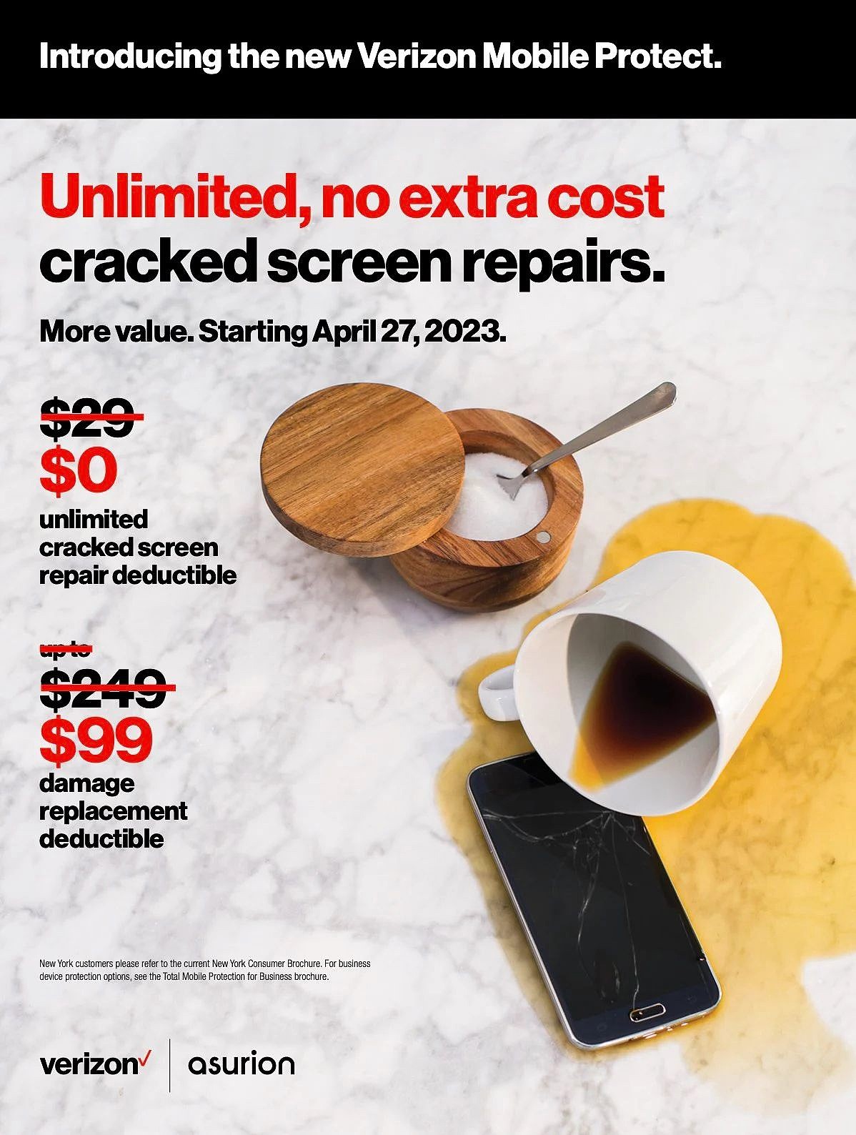 美国运营商 Verizon 升级 Mobile Protect 服务：月费 17 美元，碎屏可免费、无限次维修 - 1