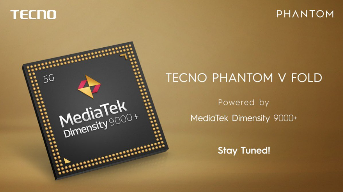 传音 Tecno Phantom V Fold 折叠屏手机将于 2 月 28 日发布，搭载天玑 9000+ - 1