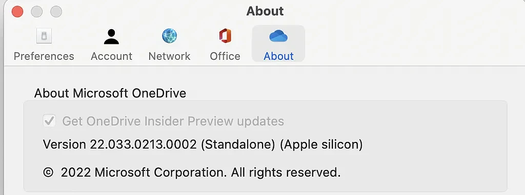 macOS端OneDrive应用更新：原生支持Apple Silicon - 1