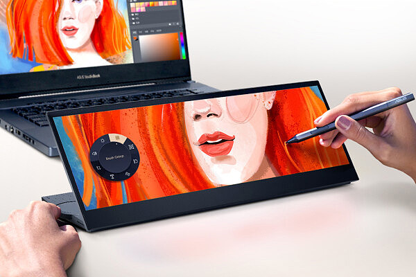 华硕推出新款 ProArt 显示器：14 英寸 32:9 比例，支持手写笔 - 1