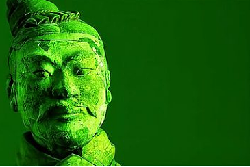 揭秘兵马俑中的绿脸兵马俑：历史秘密与文化象征 - 1