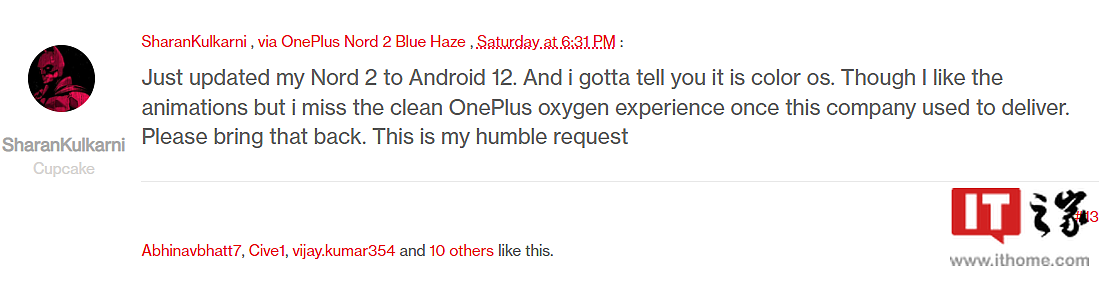 一加询问国外网友 OxygenOS 13 要什么新功能，多人请求改回原版系统 - 3