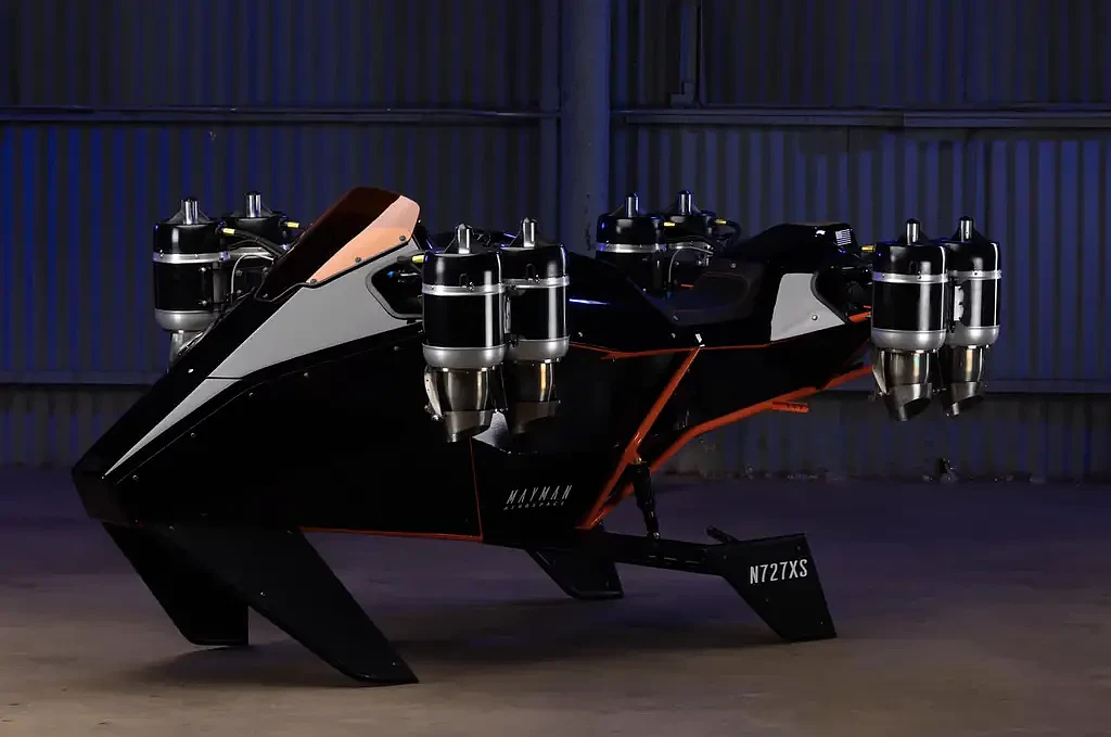 Mayman Aerospace展示P2 Speeder原型：可驾驶飞行的摩托 - 1