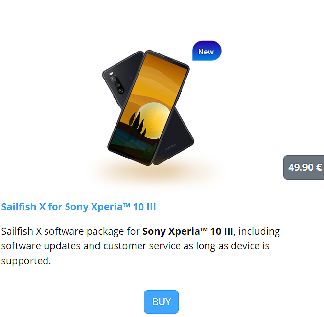 旗鱼移动操作系统 Sailfish OS 4.4.0 已适配索尼 Xperia 10 III，支持 VoLTE Beta - 3