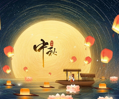 中秋节的习俗：团圆、赏月、吃月饼 - 1