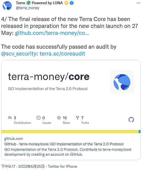 社区通票通过：新Terra区块链将于5月27日上线 - 3