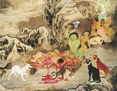 揭秘吴道子的地狱伪装图：一幅让人心寒的传世之作 - 1