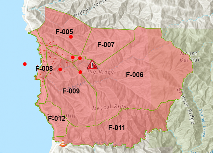 大规模山火席卷美国加州沿岸 - 2